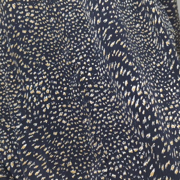 ASTR The Label Blouse Bodysuit Women's M Dressy Crossover Speckled Animal Print - Picture 6 of 8